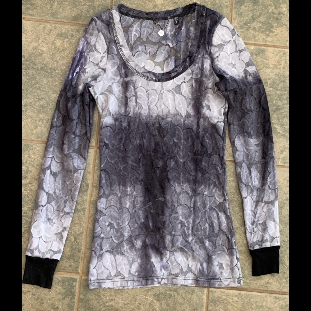 Ombré lace top, EUC, BKE, small